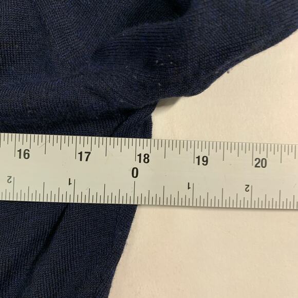 Paule Ka L Navy Cardigan Sweater Peplum Hem Bow Detail Twee Aesthetic Quirky - Picture 6 of 8